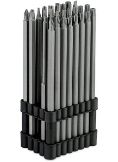 Neiko 10224A 1 4 Extra Long Security Bit Set 32 Piece Screwdriver Bit For Drill S2 Steel 6 Long Torx Bit Set Tamper Proof Bit Set Torx P Ozidriv Spanner Tri Wing Security Power Bit  - Image 1