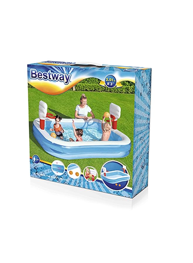 Bestway Basketball Play Pool 253X168X102Cm - Image 3