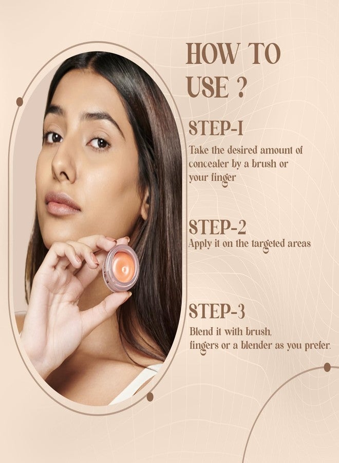 Glam 21 Glam21 Conceal Me Studio Finish Concealer & Corrector | Easily Blendable Concealer | Full Coverage Yet Lightweight | 07-Yellow Corrector,7Gm - Image 4