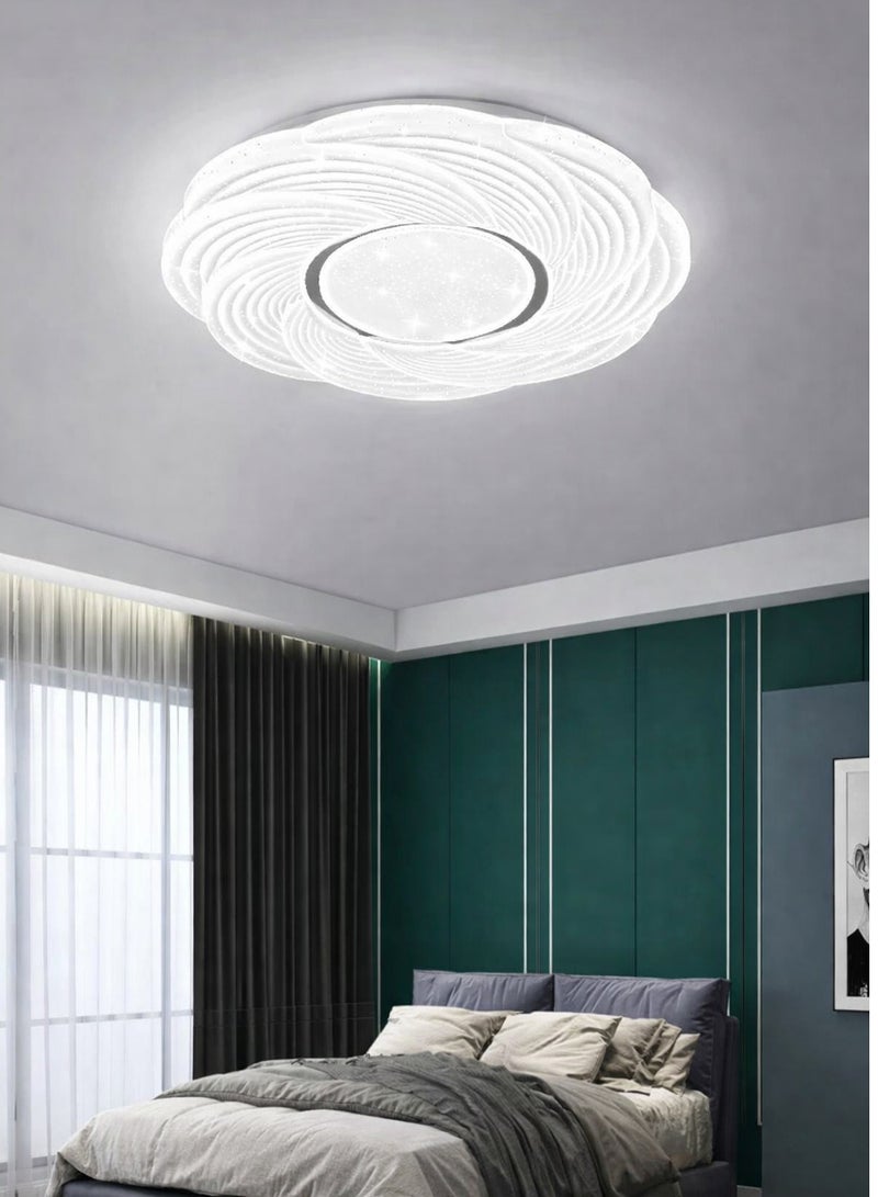 AL THURAYAT Ceiling light LED 40 cm with modern design, with 3 lighting colors, suitable for bedrooms, living rooms, and hallways. - Image 3