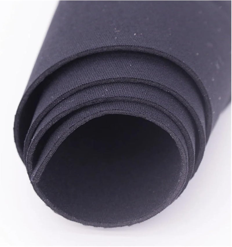 Elastic Stretch Black 1.2mm Neoprene Fabric,for Sports Gear Surfing Waterproof Diving(130cm X 45cm) - Image 2