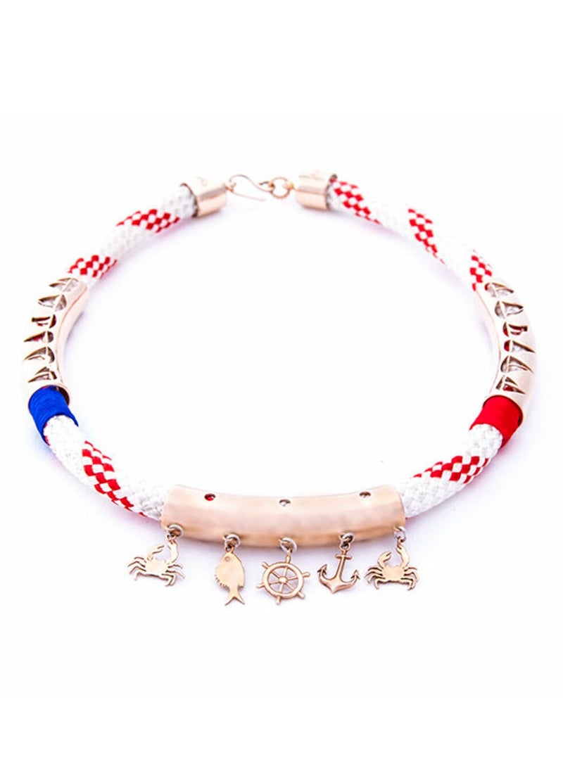 Anemoss - Anemoss Rope Necklace for women Sailor Knot Necklace Length: 45cm - Image 1