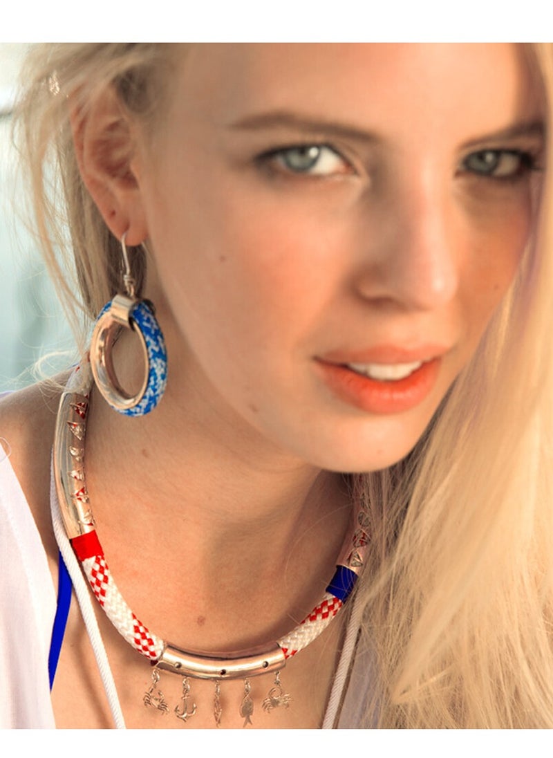 Anemoss - Anemoss Rope Necklace for women Sailor Knot Necklace Length: 45cm - Image 1