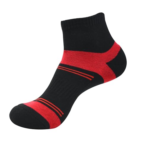 UNAAR Men Cotton Blend Ankle Length Powerfit Socks - Athletic, Featuring Cushioned Support And Arch Fit For Active Lifestyles - Pack Of 3, Assorted - Image 4