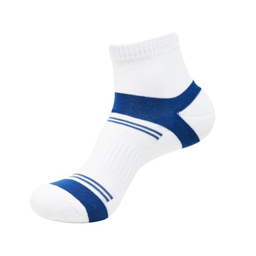 UNAAR Men Cotton Blend Ankle Length Powerfit Socks - Athletic, Featuring Cushioned Support And Arch Fit For Active Lifestyles - Pack Of 3, Assorted - Image 3