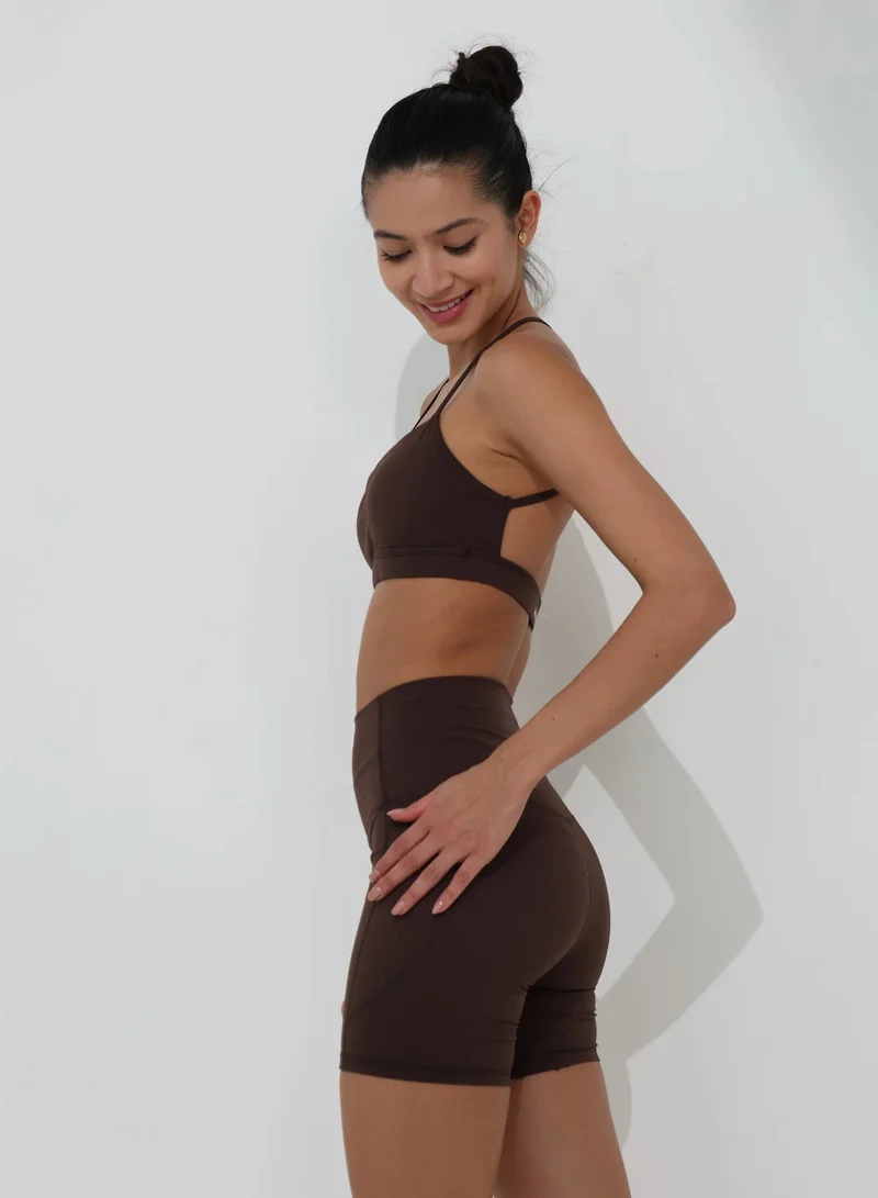 Mohuki Chocolate Brown Olivia Backless Bra for Women | Best Price UAE
