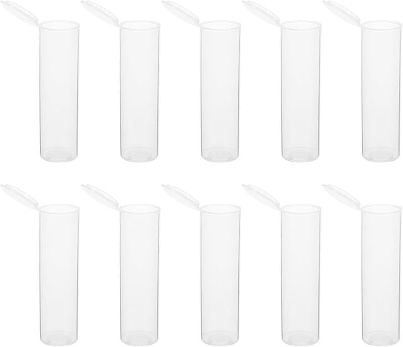 أنابيب بلاستيكية بأغطية علوية قابلة للطي لتنظيم الحرف الغذائية والعناصر الصغيرة بتصميم محكم مقاوم للماء والغبار - Image 2