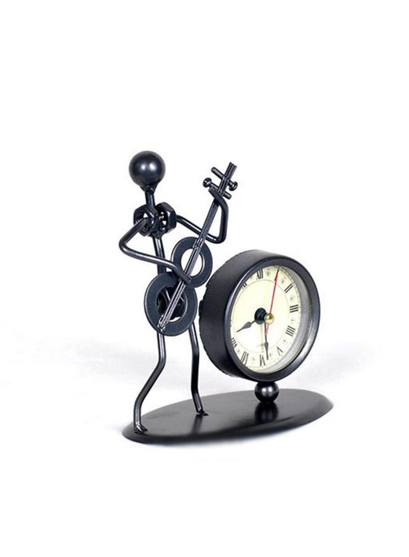 Metal Clock Modern For Home Office Decoration/Handicrafts Furniture Decorations Small Ornaments Creative Clock Desk Office Computer Desk Room Bedroom Bedside Decoration Crafts - Image 1