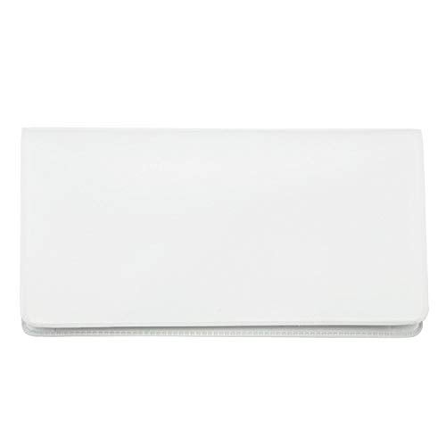 CAROUSELCHECKS White Vinyl Checkbook Cover, Top Tear Personal Vinyl Checkbook Cover - Image 5