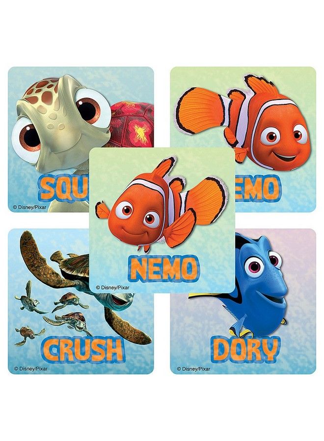 SmileMakers Disney Finding Nemo Stickers Party Favors 100 Per Pack - Image 1