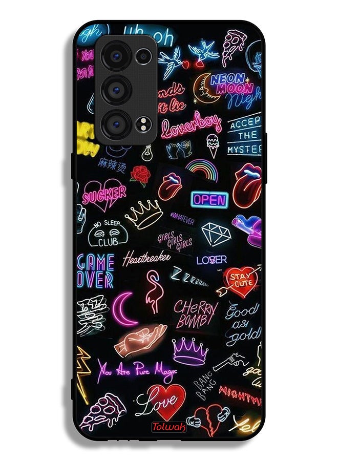 Tolwak Oppo Reno6 Pro Plus 5G Protective Case Cover Accept The Mystery - Image 2