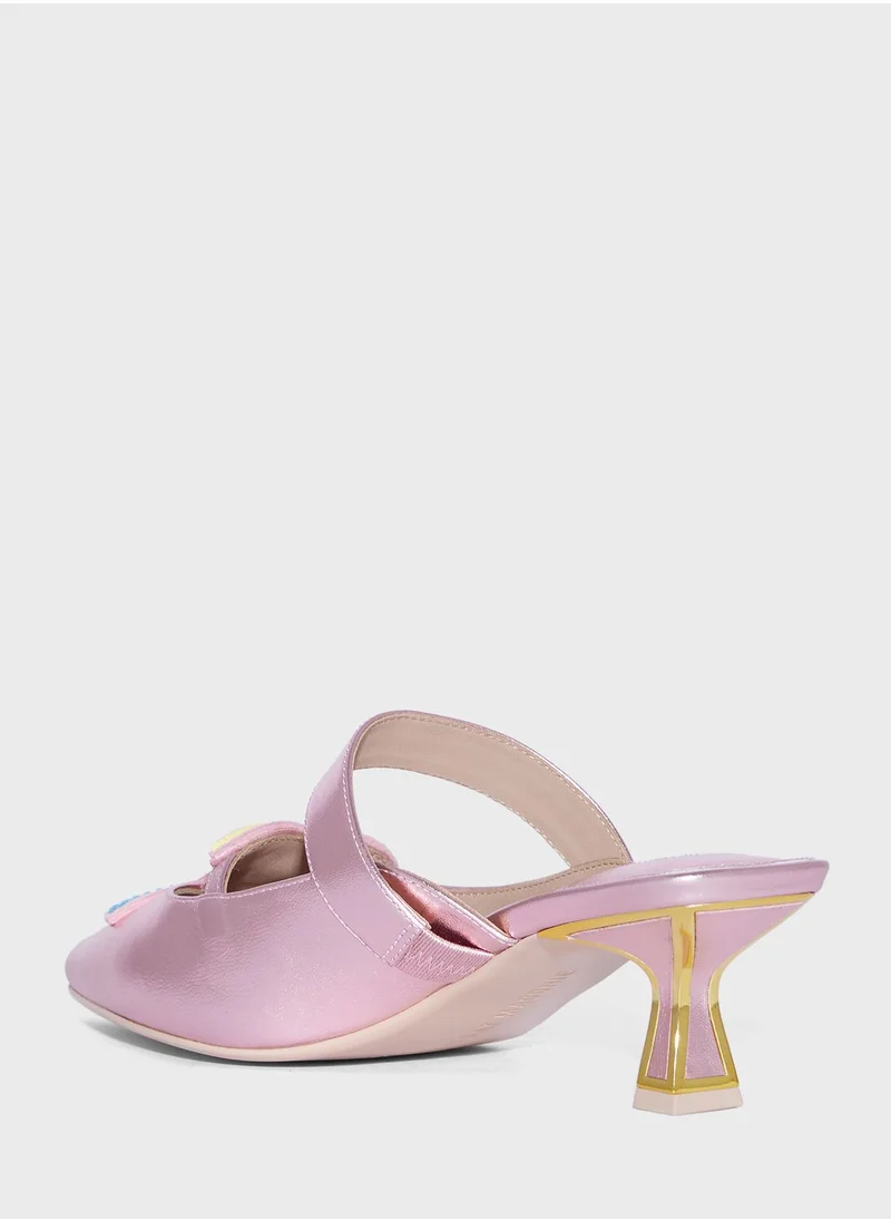 Kat Maconie Azari Hourglass Low Heeled Sandals