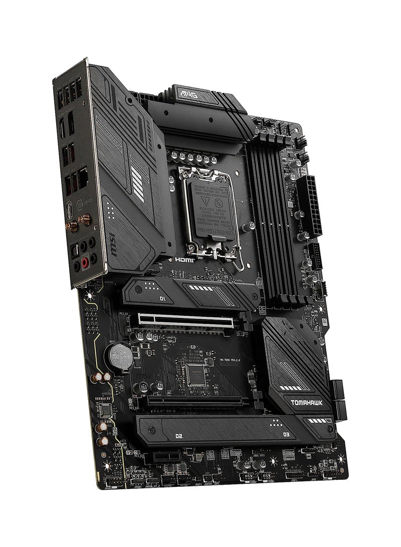 MSI MAG B760 Tomahawk Wifi LGA1700 ATX Motherboard, Intel B760 Chipset, 4x DDR5, 128GB Max Memory Capacity, Wi-Fi 6E, 2.5Gbps LAN, 2x PCI-E x16, 3x M.2 1x HDMI™ 1x DP, USB 2.0/3.2 Black - Image 4