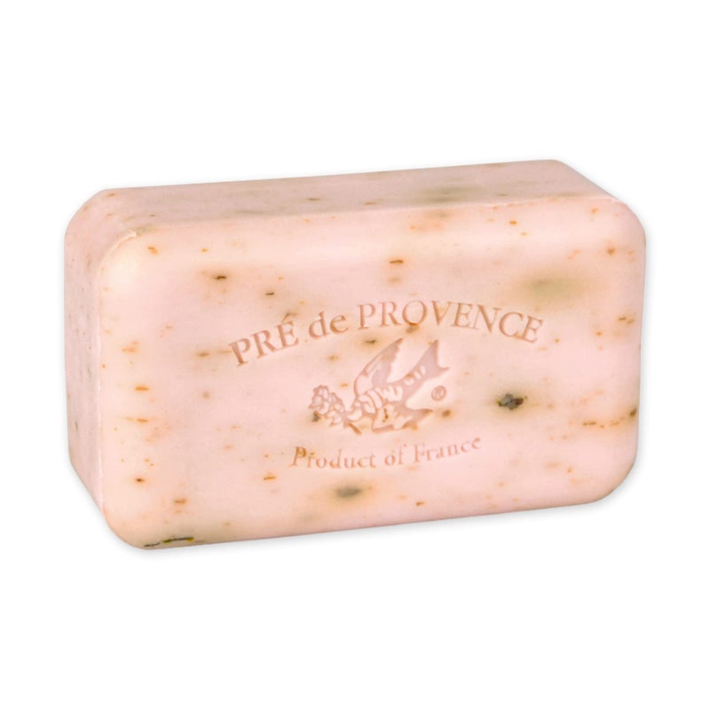 Pre de Provence Artisanal French Moisturizing Soap Bar Shea Butter Enriched Quad Milled for Long Lasting Rich Smooth Lather 53 Ounce Rose Petal