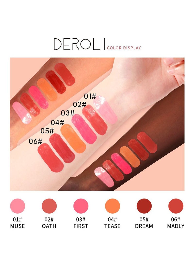 DEROL - Mousse Liquid Cream Blush For Cheeks Face Blushes Stick Palette Bronzer Highlighter Shape Contour Moisturizing And Breathable Matte Finish Long-wearing Waterproof For Women Makeup - Image 1