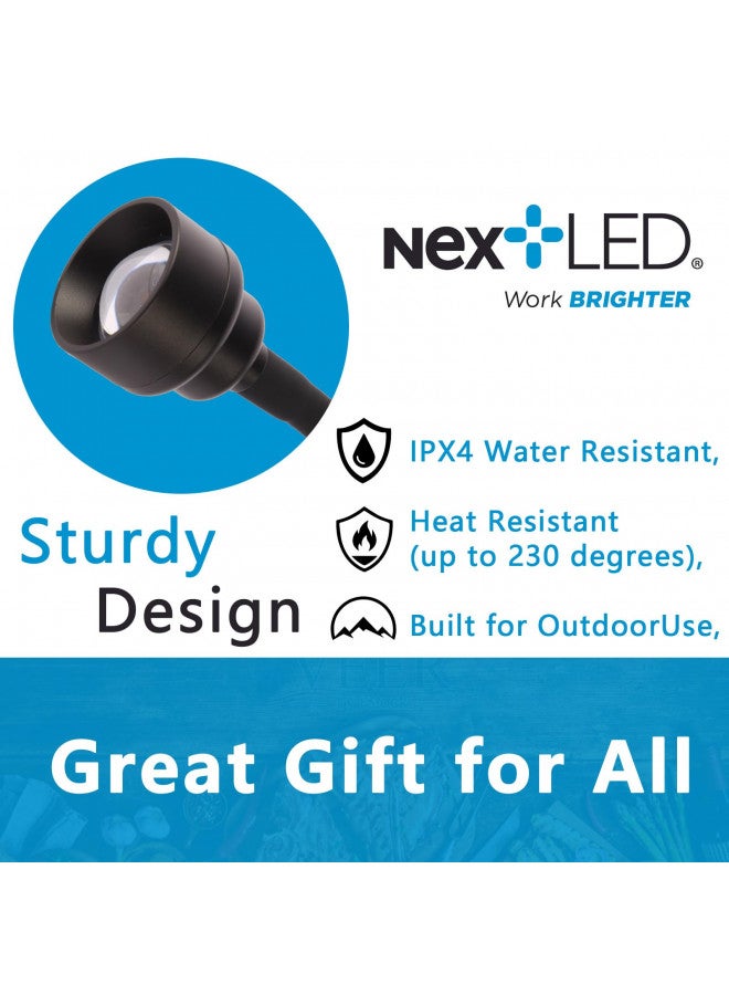 NextLED (Improved) NextLED NT-7728 Heavy Duty Magnetic Grill Lights for Outdoor Grill, 24 Inch Gooseneck Grilling Light with Magnetic Base, Warm Light, Heat & Water Resistant, BBQ Light, BBQ Grill Accessories - Image 3