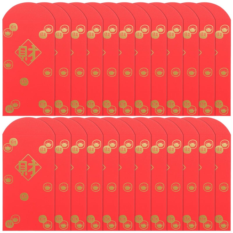10 Large Red Envelopes For Chinese New Year Money Gifts Anniversary Celebration - Image 2