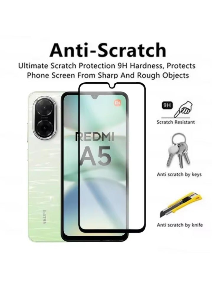 2 Pack Screen Protector Tempered Glass for Xiaomi Redmi A5 4G, Ultra Resistant, Shatterproof, Scratch-Resistant, Case Friendly  - Image 2