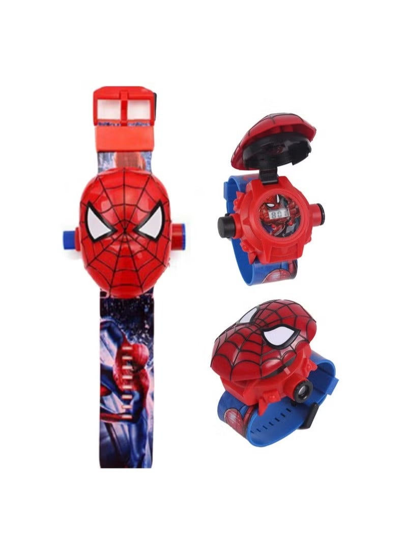 Spider Man Projection Watch Light Up Toy Gift for Children - Image 2