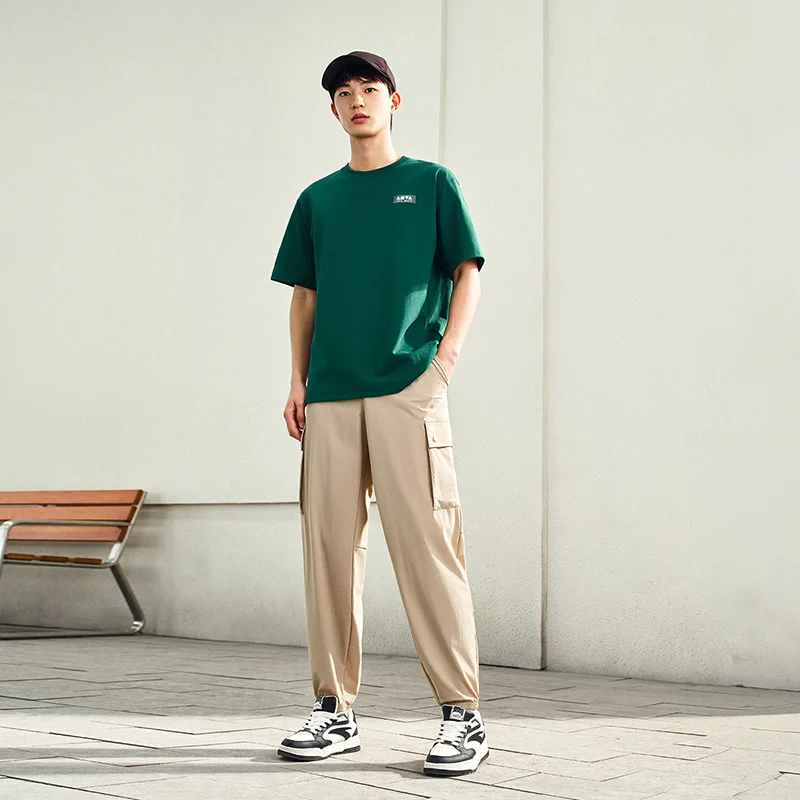 ANTA SPORTS CLUB Knit Track Pants - Lifestyle Grey