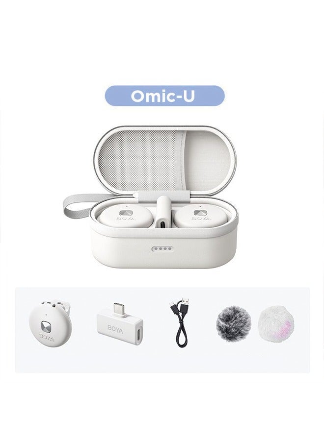 BOYA Wireless Lavalier Microphone for USB C Android Smartphone Clip on Microphone for Type C Tablet External Mini Lapel Mic for iPhone 15 for Podcast Video Recording YouTube Live Streaming Vlog Omic-U - Image 1