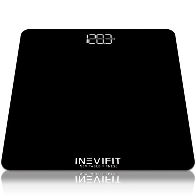 BATHROOM SCALE HIGHLY ACCURATE DIGITAL BATHROOM BODY SCALE MEASURES WEIGHT UP TO 400 LBS INCLUDES BATTERIES