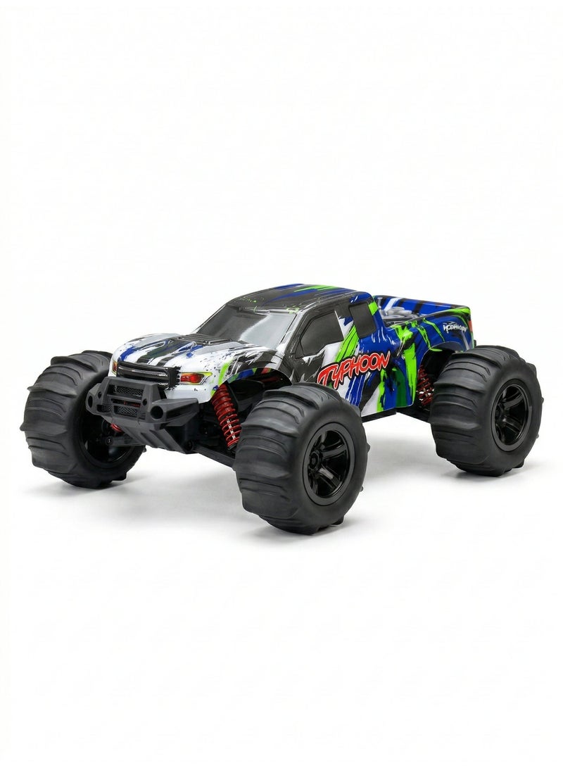 تايفون Mytoys Hobbiway Typhoon Green - High-Speed RC Off-Road Desert Racing Car 4WD MT660 1/10  – 2.4GHz Remote Control rc car 4x4 off road cars - Image 2
