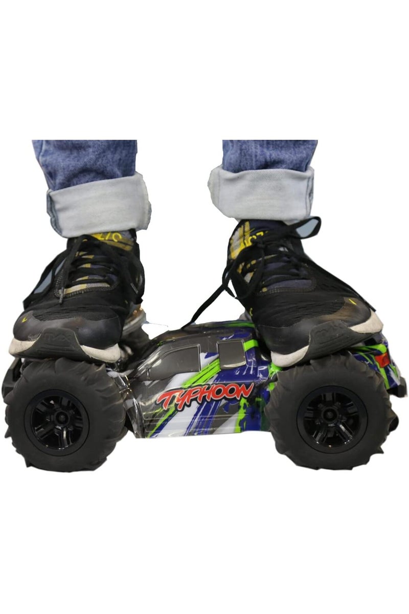 تايفون Mytoys Hobbiway Typhoon Green - High-Speed RC Off-Road Desert Racing Car 4WD MT660 1/10  – 2.4GHz Remote Control rc car 4x4 off road cars - Image 4