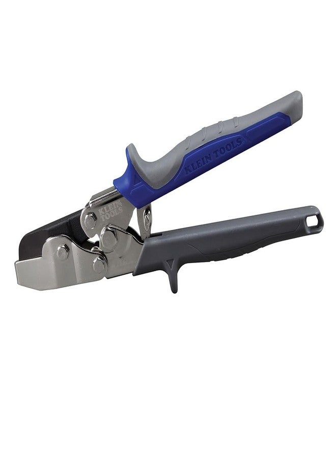 Klein Tools 86526 HVAC Tool V Notcher for Ductwork and Sheet Metal, Cuts 30-Degree V - Image 1