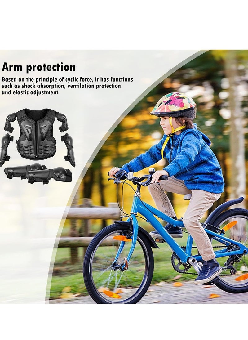 OCTOBER - Kids Cycle Gear ,Cycling Protective Gear, Kids Motocross Gears, Motocross Gear, Motocross , Riding Protector Breathable Adjustable Lightweight Protective Suit for Kids Riding Protection - Image 1