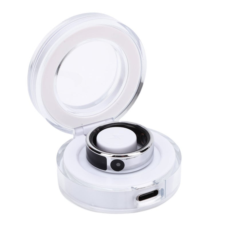 Smart Ring Fitness Tracker: 8# Touch Display - Multiple Exercise Modes Waterproof Smart Ring for Men and Women, Daily Activities, Swimming - Image 3