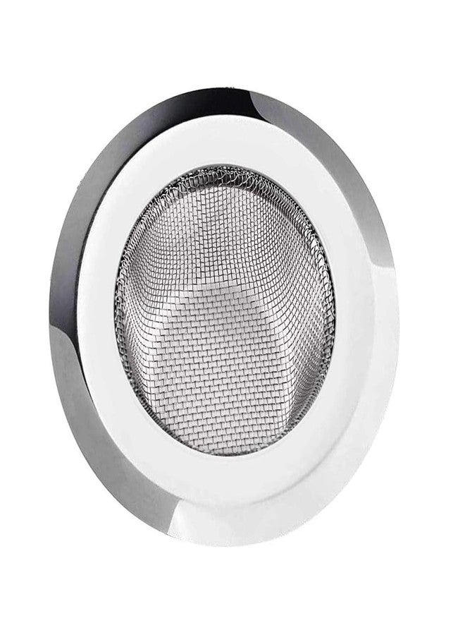 Cloudzy Sink Strainer Stainless Steel Mesh Round Filter Bathroom Bathtub Wash Basin Garbage Disposal Basket Filter Floor Balcony Hole Shower Drain (Big Round) - Image 1