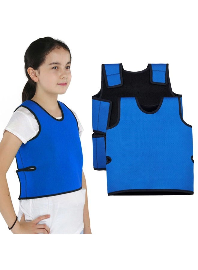 TOPARCHERY Sensory Compression Vest Sensory Processing Disorder Vest Deep Pressure Comfort for Autism Hyperactivity Mood Processing Disorders (Small 14” x 24”) - Image 5