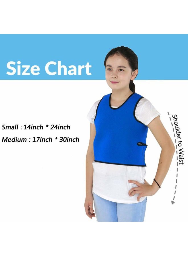 TOPARCHERY Sensory Compression Vest Sensory Processing Disorder Vest Deep Pressure Comfort for Autism Hyperactivity Mood Processing Disorders (Small 14” x 24”) - Image 2