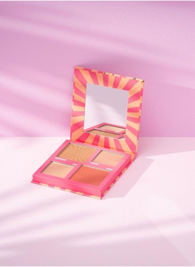 W7 Cosmetics W7 Sculpt Power Face Palette - 4-in-1 Blush, Bronze & Highlight Palette  - Image 5