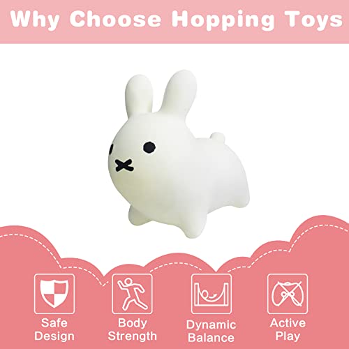 Hot Max HotMax Bouncy Horse Inflatable Bouncing Animals Hopper for Toddlers or Kids Ride on Rubber Jumping Toys for Boy or Girl Birthday GiftRabbit - Image 4