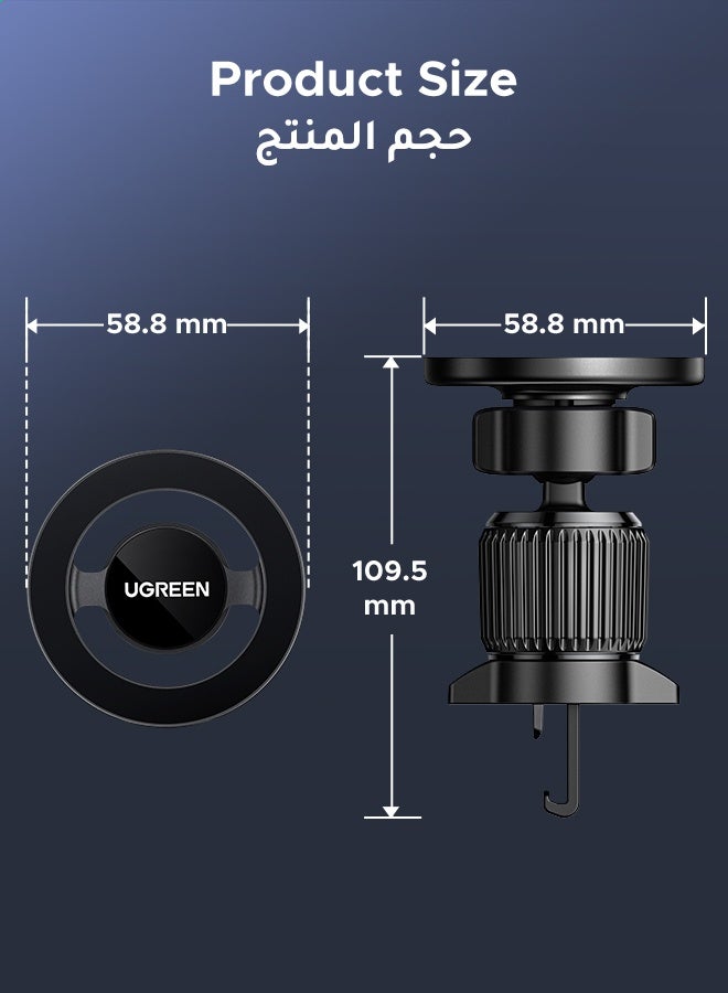 MagSafe Car Mount【20*N52 Magnet】Magnetic Phone Holder for Car, Air Vent Friendly Hook, Strong Magnet, One-hand Operation, 360° Rotate, for Galaxy S26/ image 9
