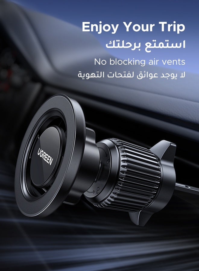 MagSafe Car Mount【20*N52 Magnet】Magnetic Phone Holder for Car, Air Vent Friendly Hook, Strong Magnet, One-hand Operation, 360° Rotate, for Galaxy S26/ image 10