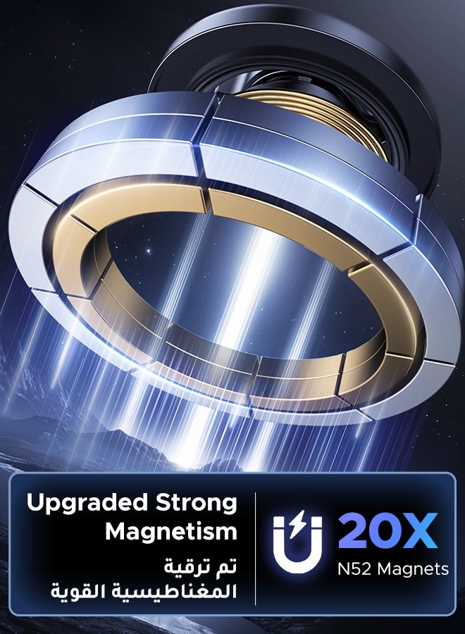 Ugreen MagSafe Car Mount【20*N52 Magnet】Magnetic Phone Holder for Car, Air Vent Friendly Hook, Strong Magnet, One-hand Operation, 360° Rotate, for Galaxy S26/S25 Ultra/iPhone 17/16/15 Pro Max/MagSafe Case - Image 2