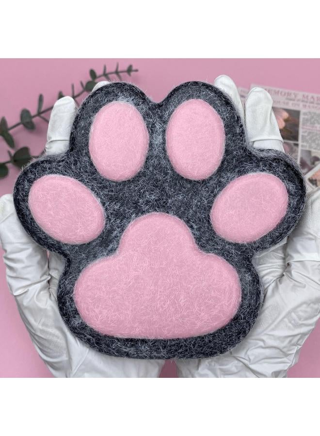 Cat Paw Squishy Big Fufu Squishy Squishies Giant Cat Paw Toy 5.5 Inch Large Paw Print Squishy Squeeze Toys Silicone Stress Relief Cute Soft Sticky Paw Squishy for Adults Kids