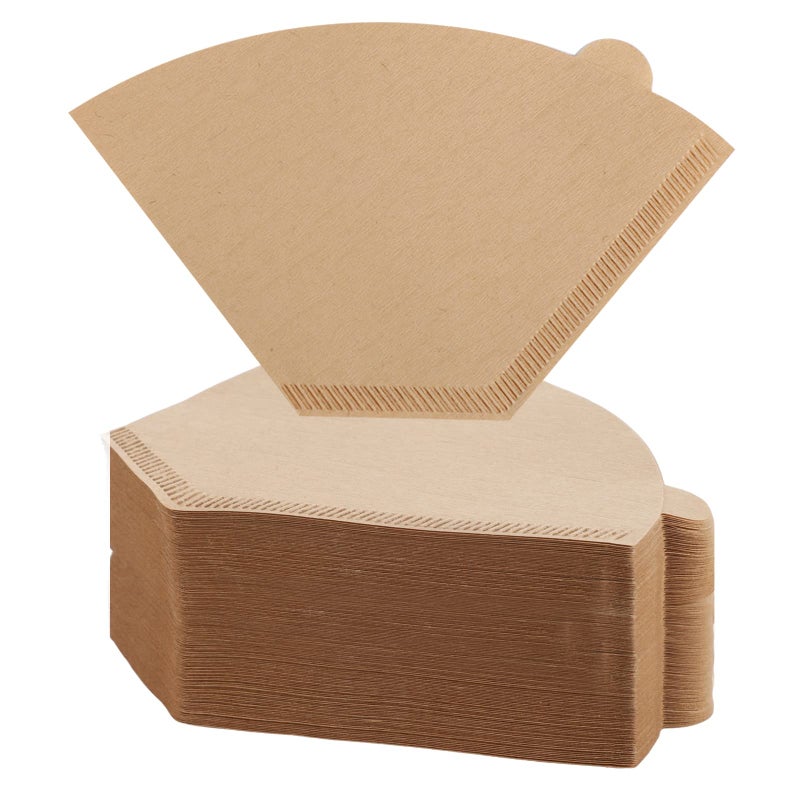 Prudiut 200 Count Coffee Filter #2, 2 Coffee Filters Cone Unbleached Disposable Coffee Filters 2 Cone Paper Fits for Drip and Compatible with Pour Over Coffee Maker(2-6 Cup) - Image 1