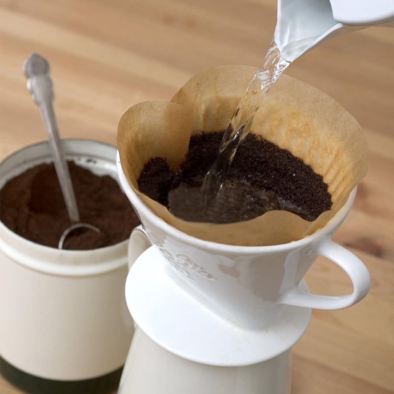 Prudiut 200 Count Coffee Filter #2, 2 Coffee Filters Cone Unbleached Disposable Coffee Filters 2 Cone Paper Fits for Drip and Compatible with Pour Over Coffee Maker(2-6 Cup) - Image 5