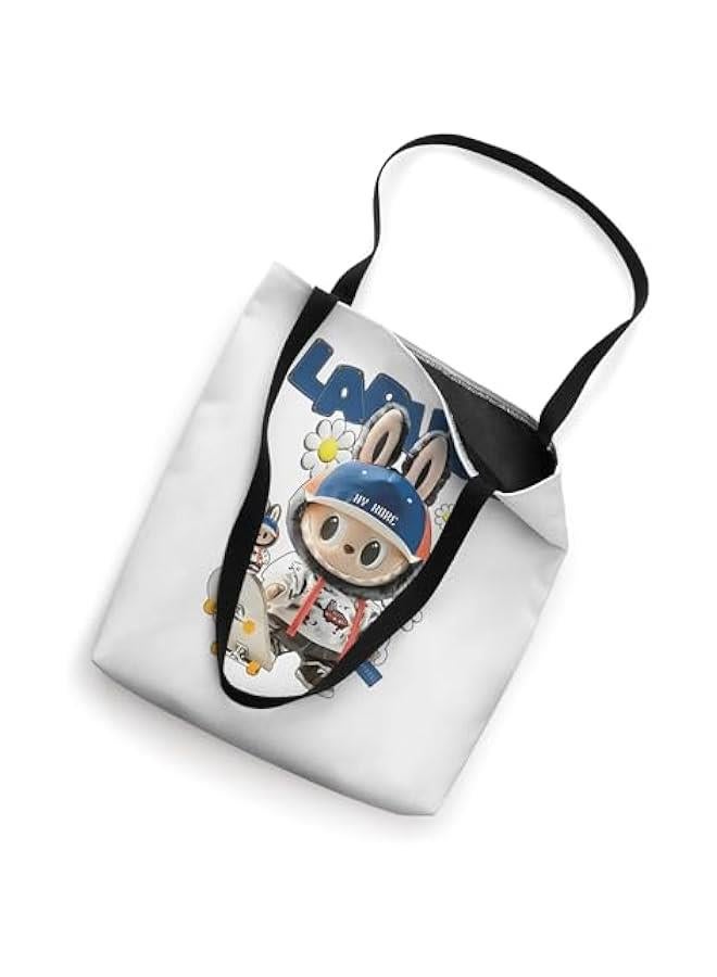 Arabest Funny Labubu Lover Cute Labubu Party Men Boy Tote Bag - Image 2