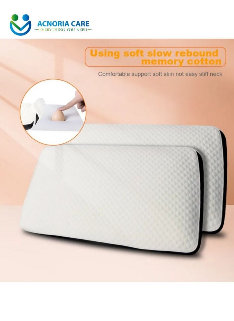 ACNORIA CARE - A Medical Sleeping Pillow Made Of Memory Foam To Protect The Neck Soft And Comfortable, Suitable For Bedrooms - From Acnoria Care - Size 68 * 39 * 12 cm - Image 1