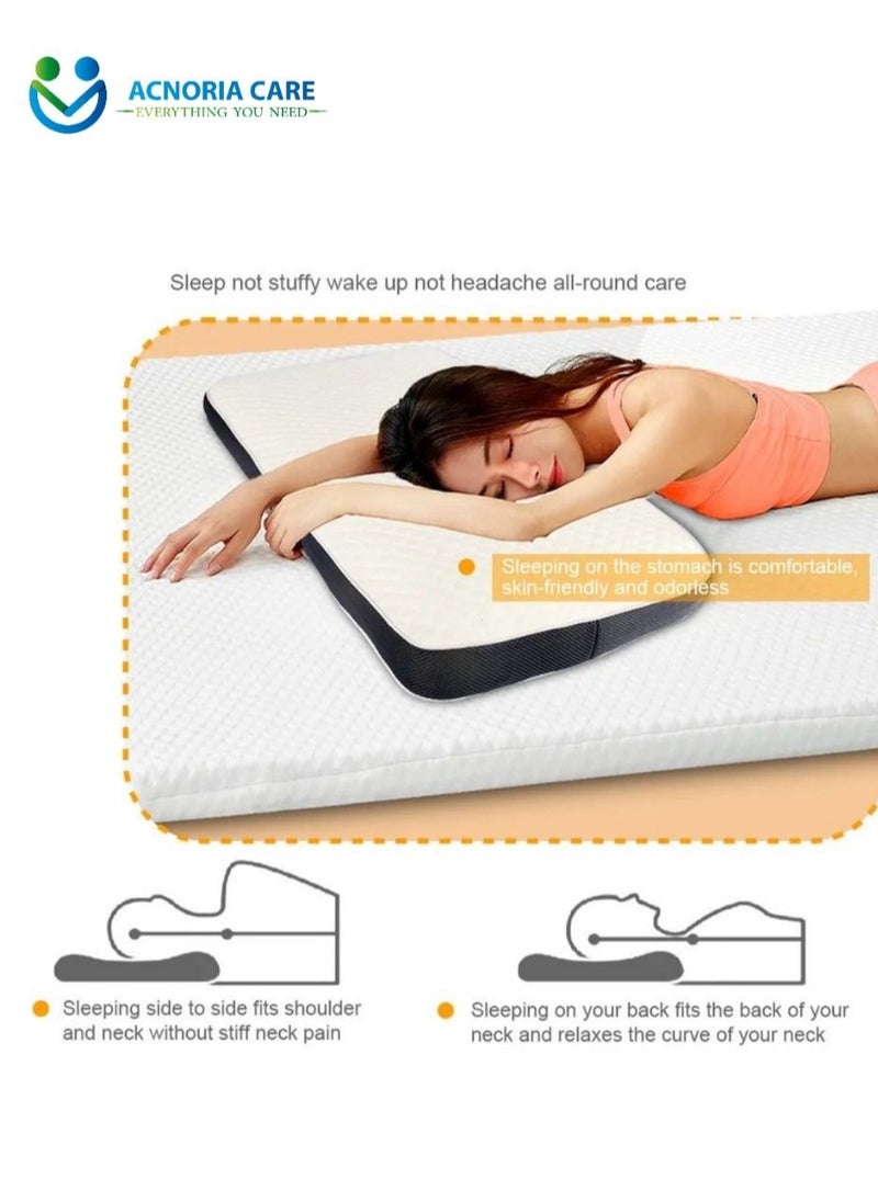 ACNORIA CARE - A Medical Sleeping Pillow Made Of Memory Foam To Protect The Neck Soft And Comfortable, Suitable For Bedrooms - From Acnoria Care - Size 68 * 39 * 12 cm - Image 1