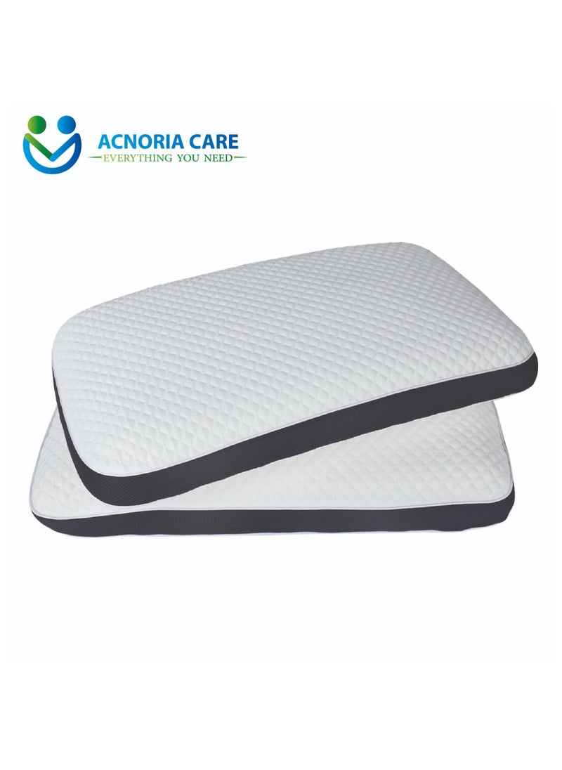 ACNORIA CARE - A Medical Sleeping Pillow Made Of Memory Foam To Protect The Neck Soft And Comfortable, Suitable For Bedrooms - From Acnoria Care - Size 68 * 39 * 12 cm - Image 1