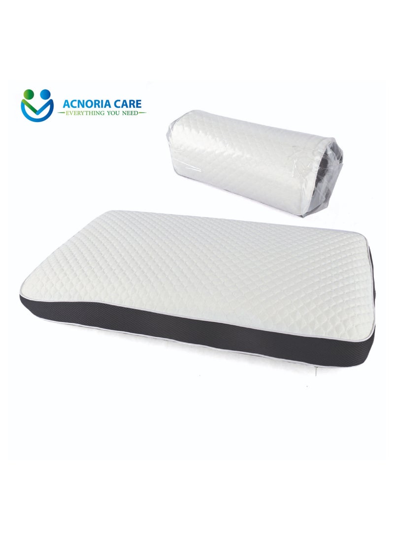 ACNORIA CARE - A Medical Sleeping Pillow Made Of Memory Foam To Protect The Neck Soft And Comfortable, Suitable For Bedrooms - From Acnoria Care - Size 68 * 39 * 12 cm - Image 1