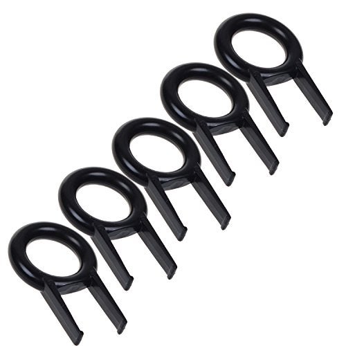 Cuziss Pack of 5pcs Black Color Rounded Key Puller Keycap Puller/Key Cap Remover Tool for Mechanical Keyboard… - Image 1