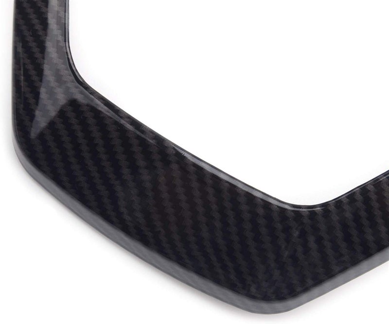 DEMULAX Carbon Fiber Steering Wheel Trim for Ford F150 - Image 3