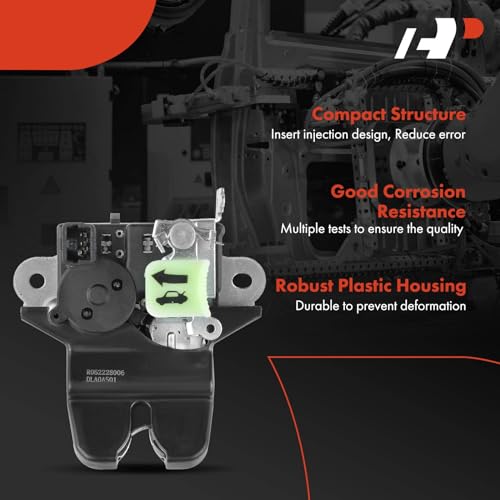 A-Premium Rear Tailgate Trunk Latch Lid Lock Actuator Compatible with Hyundai Vehicles - Genesis Coupe 2010-2016 & Sonata 2008-2010, Replace# 81230-0A501 - Image 5